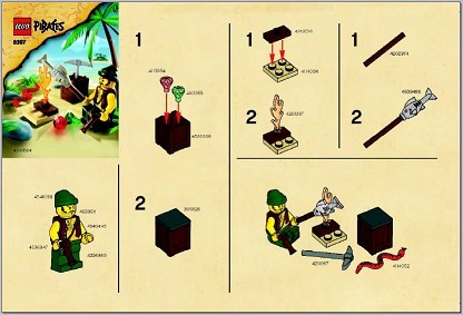 Lego 8397 Piráti Boj o přežití