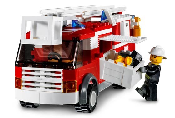 Lego 7239 City Hasičské nákladní auto