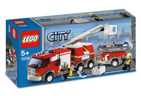 Lego 7239 City Hasičské nákladní auto
