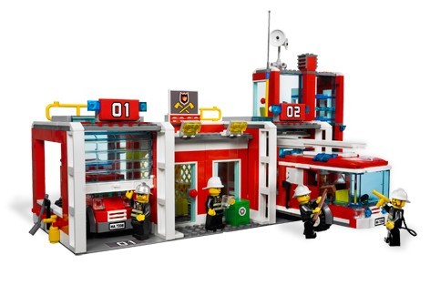 Lego 7208 City Hasičská stanice