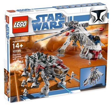 Lego 10195 SW Republic Dropship + AT-OT Walker
