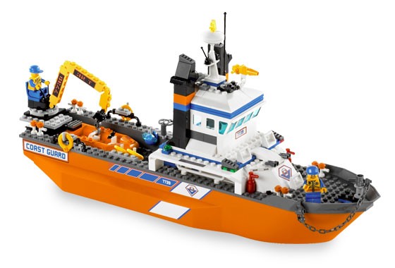 Lego 7739 City Pobřežní hlídka Hlídkový člun a věž