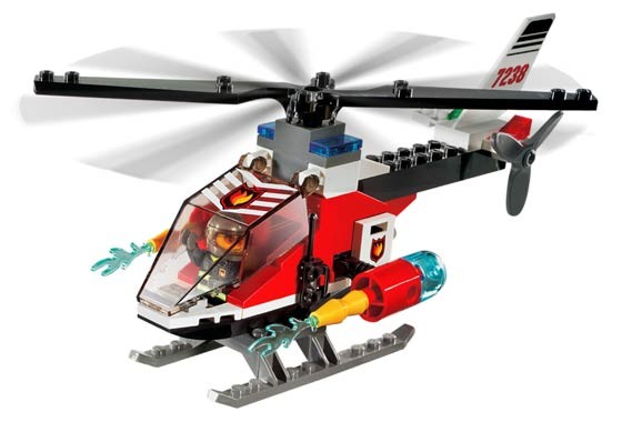 Lego 7238 City Hasičský vrtulník