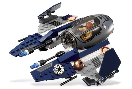 Lego 7661 SW Jedi Starfighter s hyperpohonem