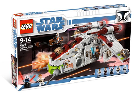 Lego 7676 Star Wars Republick Attack Gunship