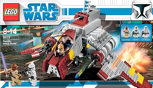Lego 8019 Star Wars Útočný raketoplán Republiky