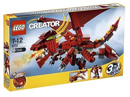 Lego 6751 Creator Ohnivá legenda