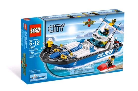 Lego 7287 City Policejní člun