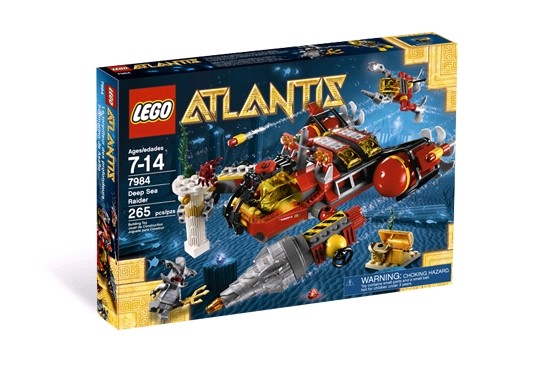 Lego 7984 Atlantis Hlubokomořské rypadlo