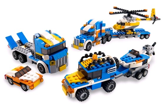 Lego 5765 Creator Kamion s helikopterou