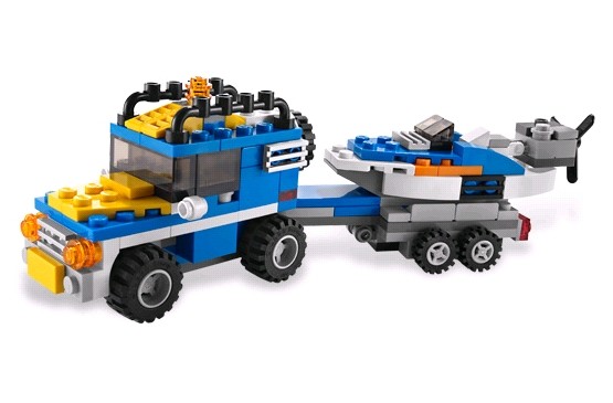 Lego 5765 Creator Kamion s helikopterou