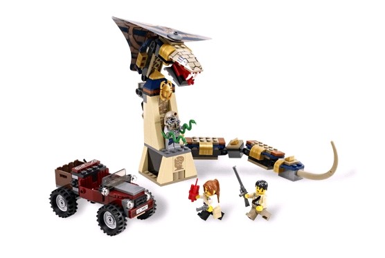 Lego 7325 Pharaohś Quest Cursed Cobra Statue