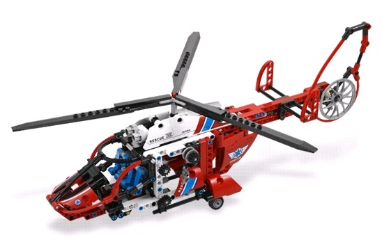 Lego 8068 Technic Záchranný vrtulník