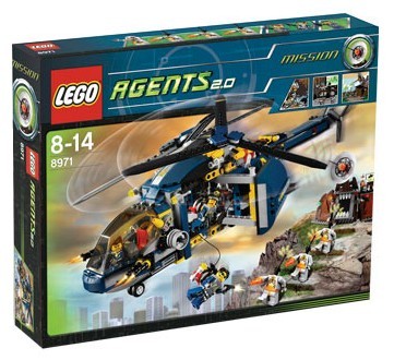 Lego 8971 Agents 2.0 Jednotka vzdušné obrany
