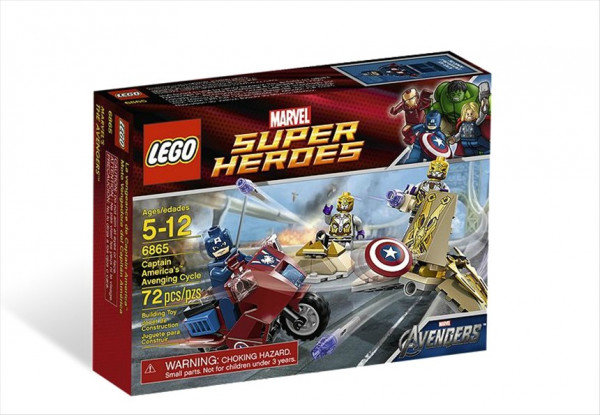 Lego 6865 Captain America Pomsta na motorce