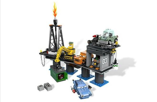Lego 9486 Cars Únik z ropné plošiny