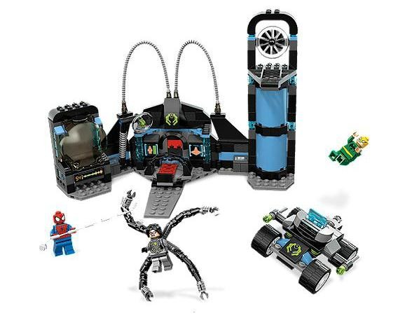 Lego 6873 Super Heroes Spidermanův útok za zálohy