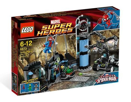Lego 6873 Super Heroes Spidermanův útok za zálohy