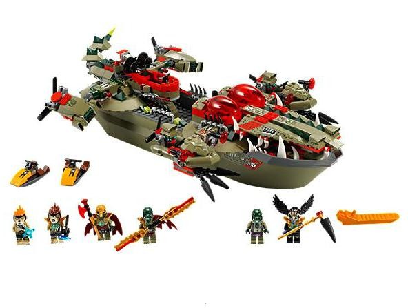 Lego 70006 Chima Craggerův krokodýlí člun