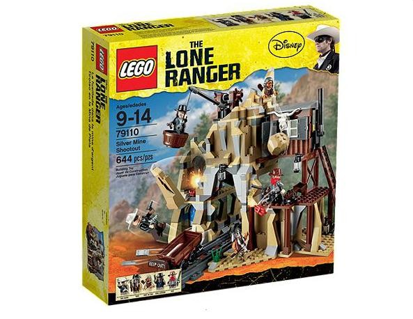 Lego 79110 Lone Ranger Přestřelka ve stříbrných do