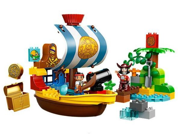 Lego 10514 Duplo Pirát Jake Na pirátské lodi