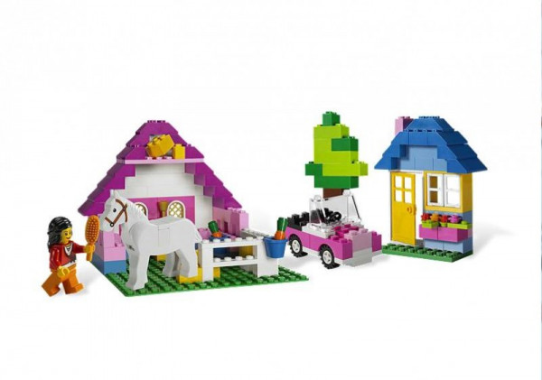 Lego 5560 CREATOR Velký růžový box s kostkami