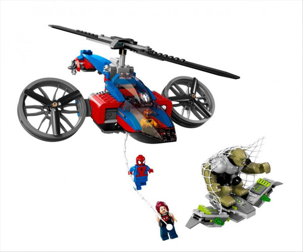 Lego 76016 Super Heroes Pavoučí záchranný vrtulník