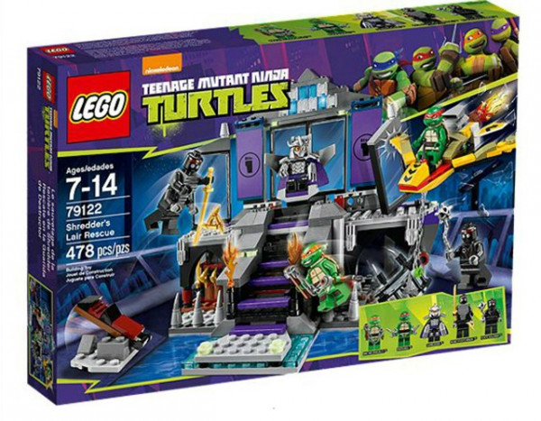 Lego 79122 Ninja Turtles Záchrana ze Shredderova doupěte