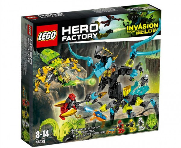 Lego 44029 Hero Factory Monstrom Královna versus Furno, Evo a Stormer