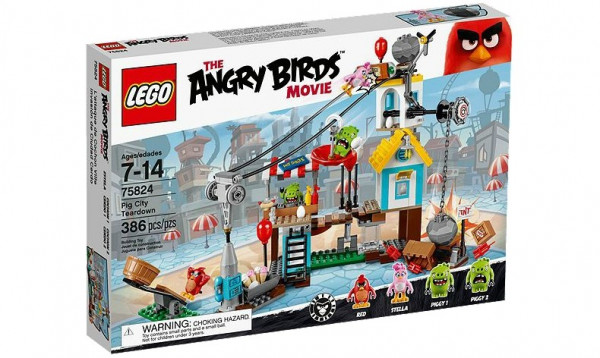 LEGO 75824 ANGRY BIRDS Bourání v Prasečím městě