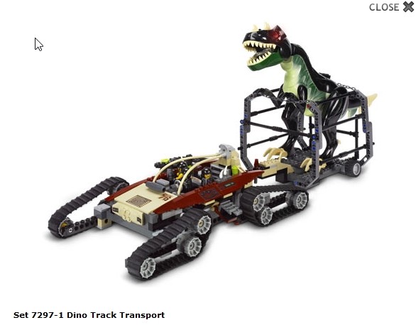 Lego 7297 Transportér dinosaurů