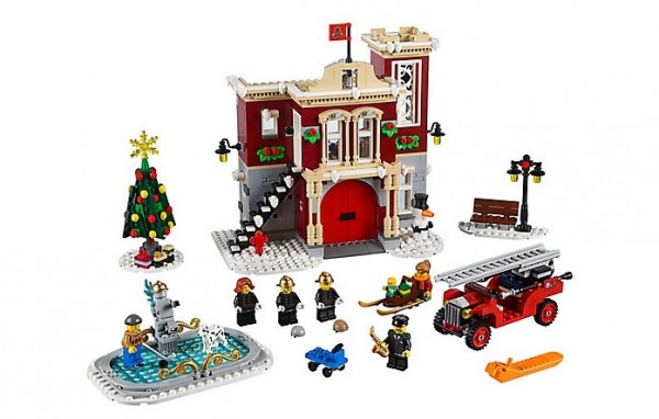Lego 10263 Hasičská stanice v zimní vesnici