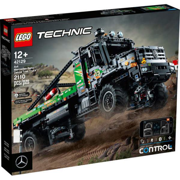 Lego 42129 Technic Truck trialový vůz Mercedes-Benz Zetros 4x4