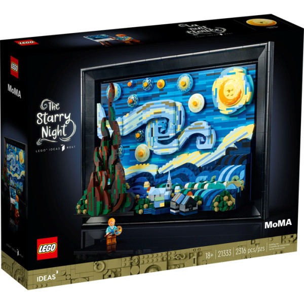 Lego Ideas 21333 Vincent van Gogh Hvězdná noc